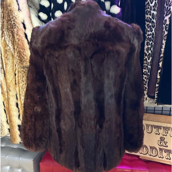 Mademoiselle Vintage Rabbit Fur Coat - Picture 5 of 8